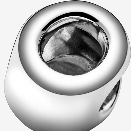 Pandora Moments Letter O Silver Charm