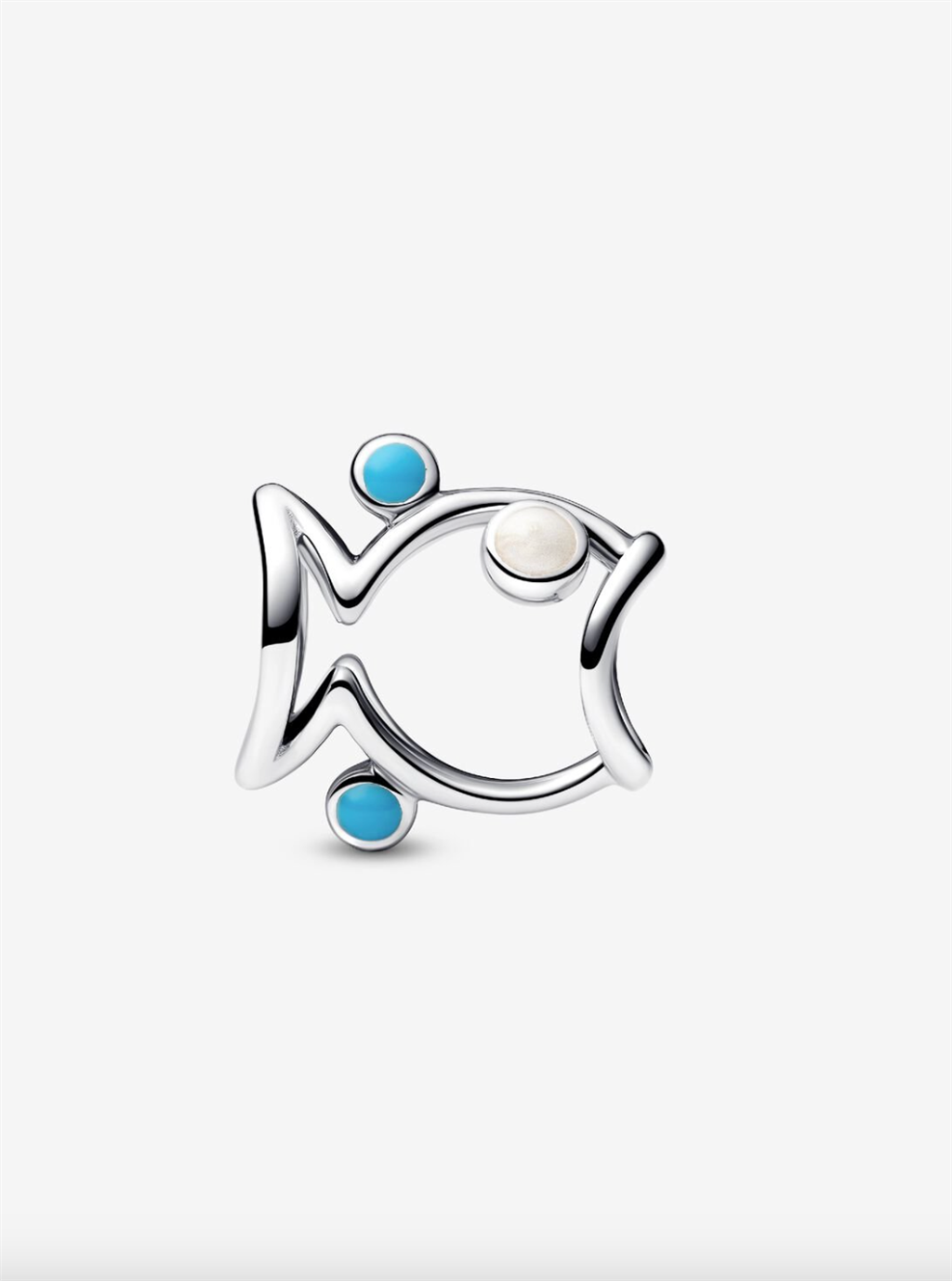 Pandora Openwork Fish Charm Sterling Silver