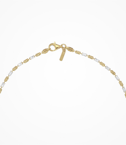 Desmos Two Tone Design Legacy Necklace 16"
