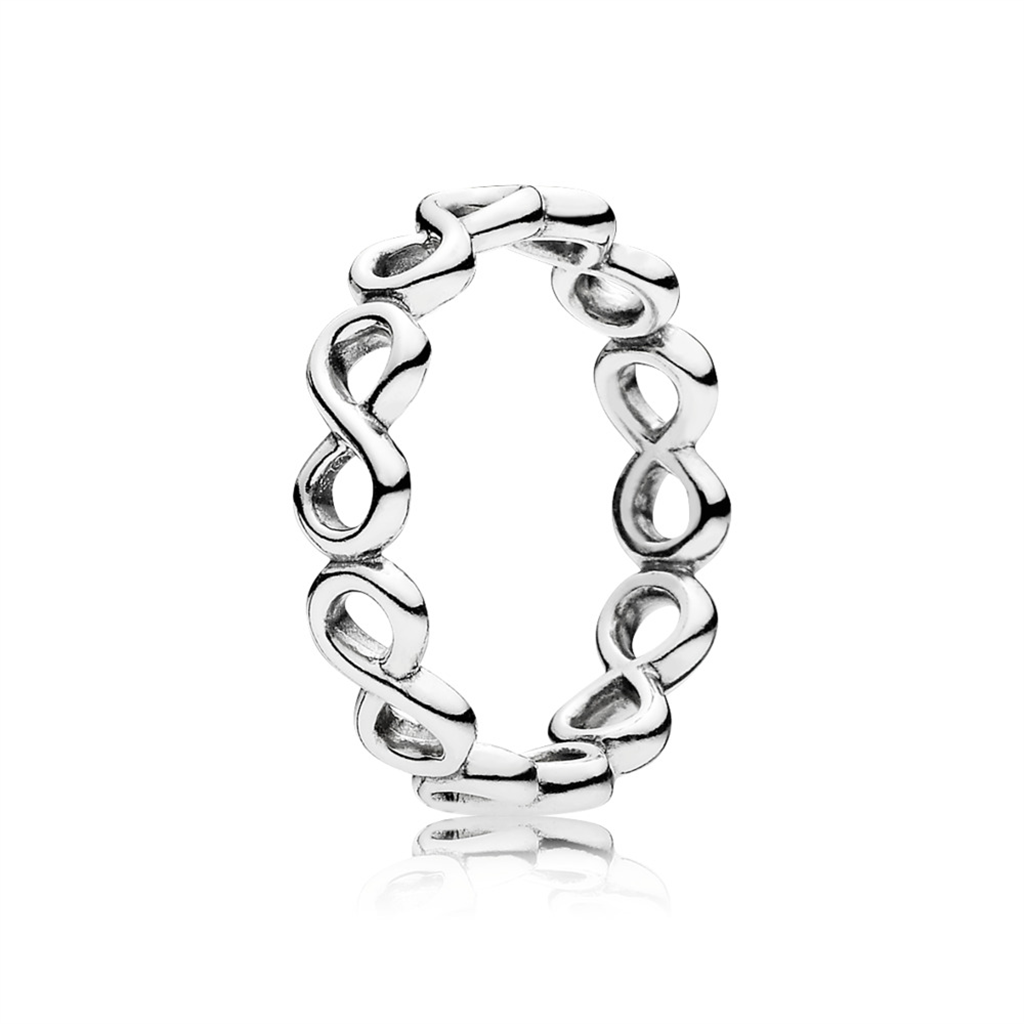 Pandora Moments Simple Infinity Band Ring Size 7