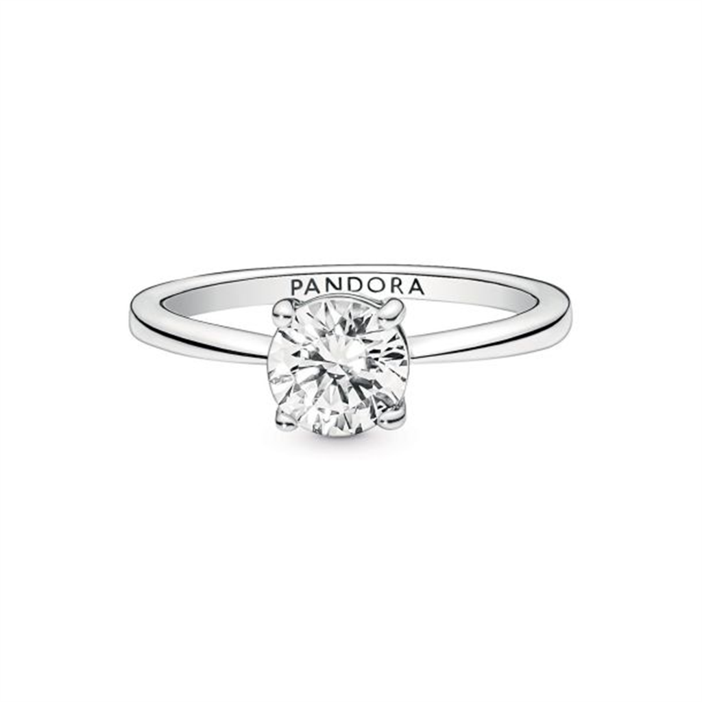 Pandora Timeless Sparkling Solitaire Ring Size 7