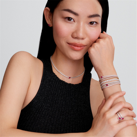 Pandora Timeless Halo Heart Choker 40 cm