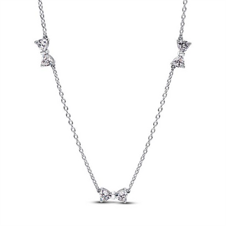 Pandora Bow Station Chain Necklace