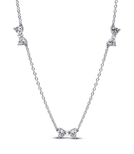 Pandora Bow Station Chain Necklace