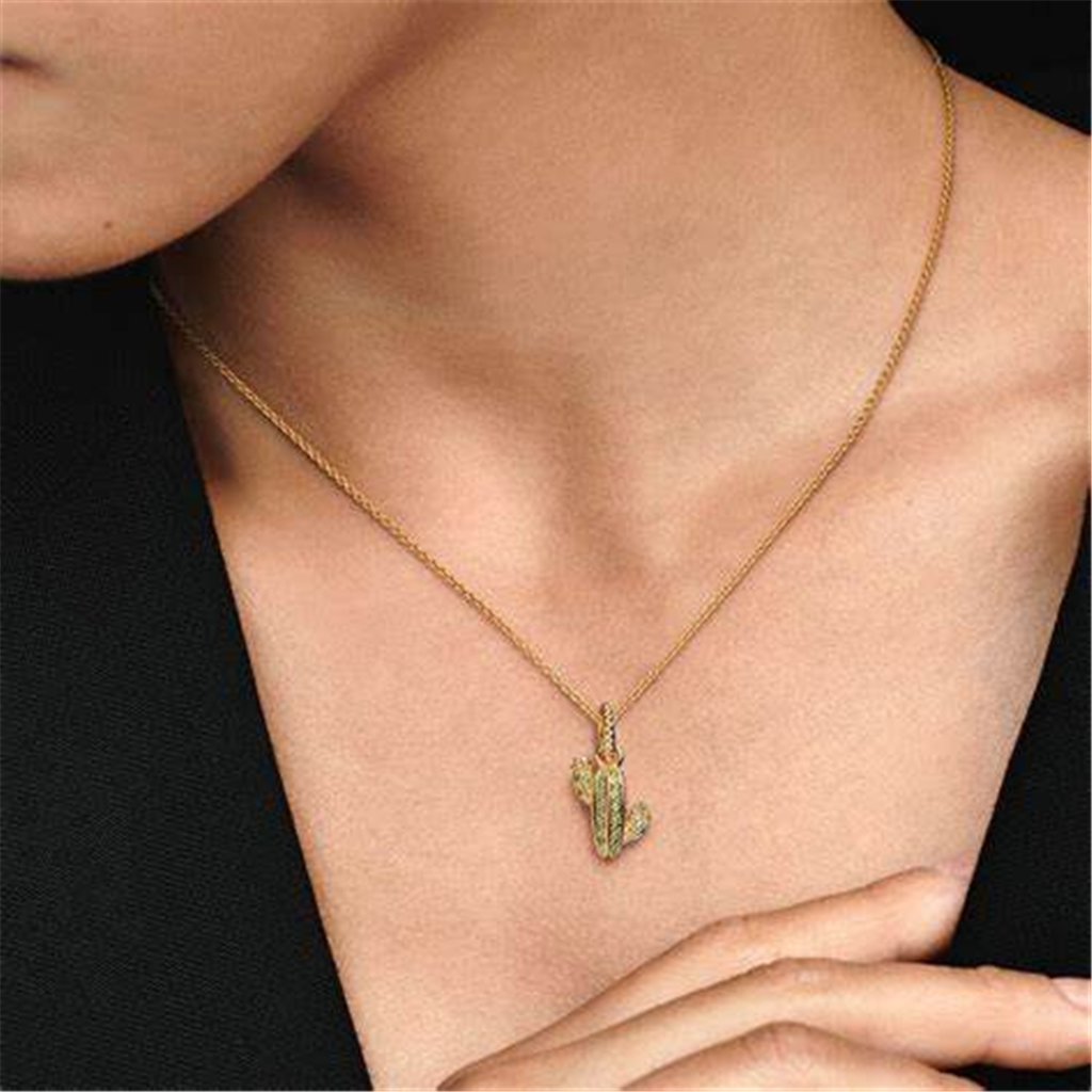 Pandora Moments Sparkling Desert Cactus Pendant Charm