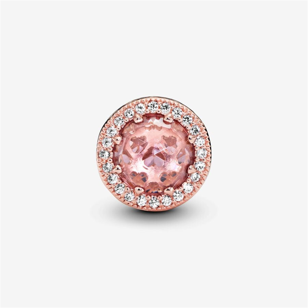 Pandora Moments Blush Pink Radiant Hearts Charm