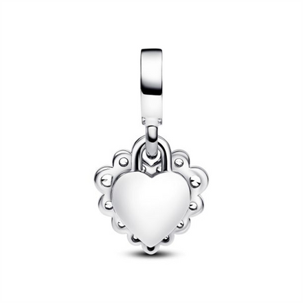 Pandora ME/Moments Sparkling Heart Double Dangle Charm