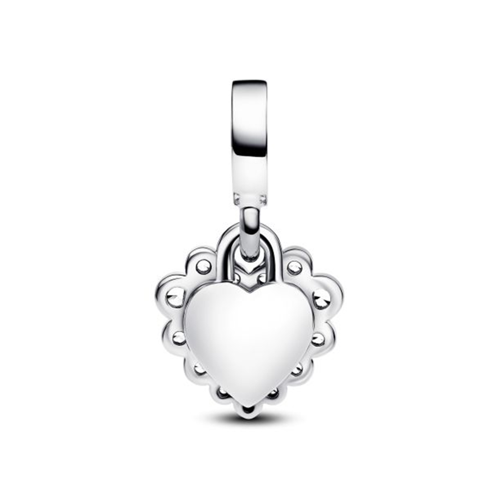Pandora ME/Moments Sparkling Heart Double Dangle Charm
