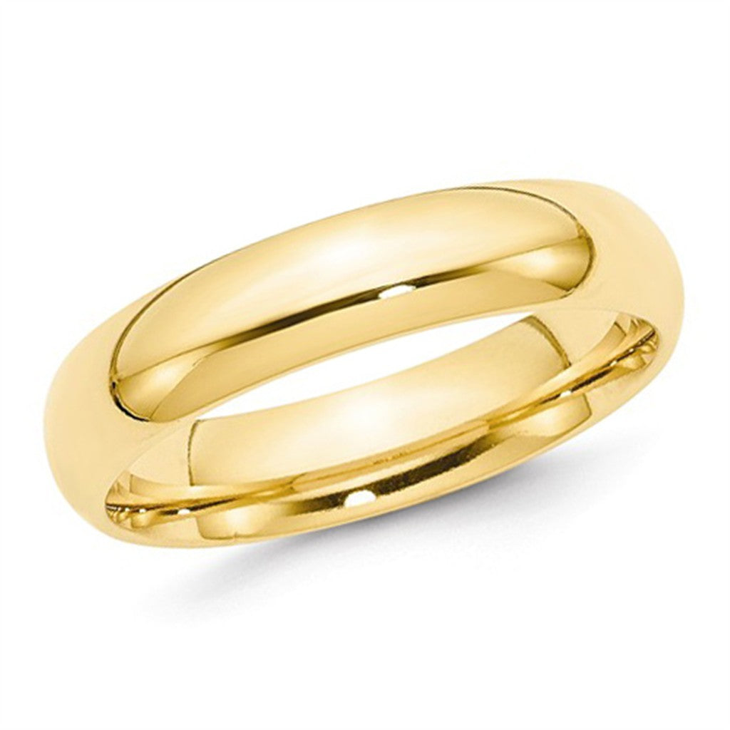 Frederick Goldman 14K Yellow Gold Low Dome Comfort Fit Wedding Band Size 6.5