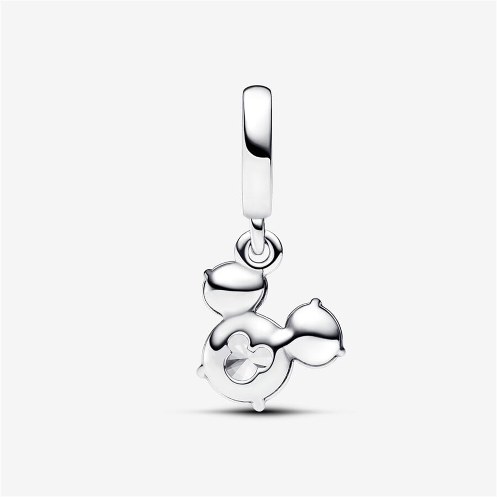 Disney X Pandora Mickey Mouse Sparkling Head Silhouette Dangle Charm