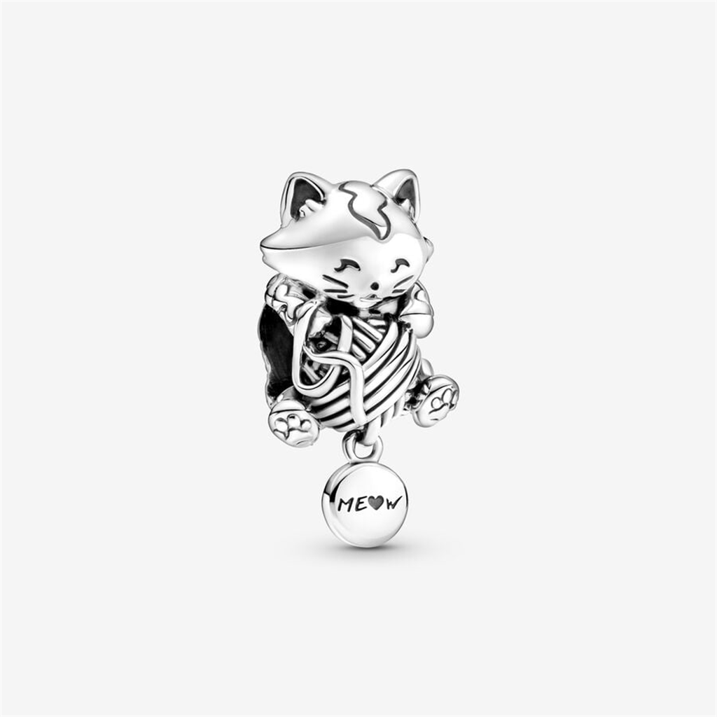 Pandora Moments Kitten And Yarn Ball Charm