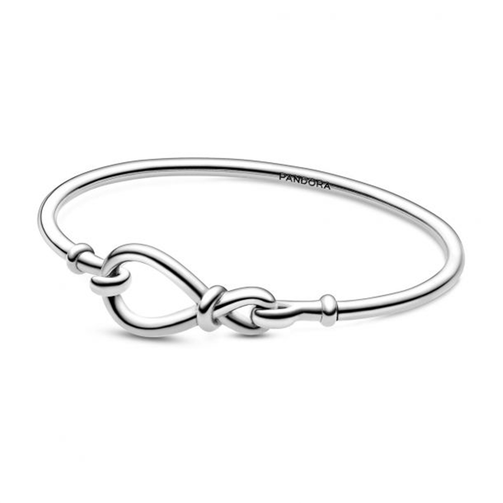 Pandora Infinity Knot Bangle Bracelet Size 1