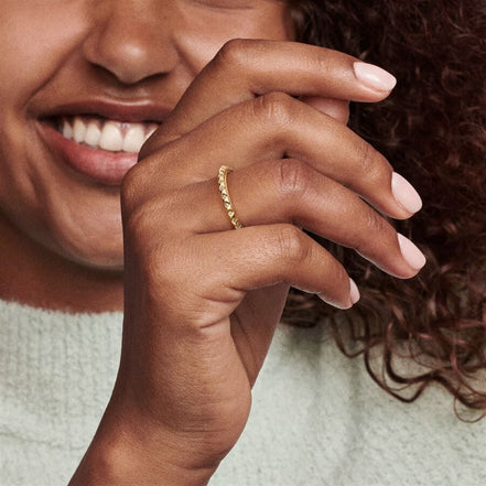 Pandora ME Pyramids Ring Size 7