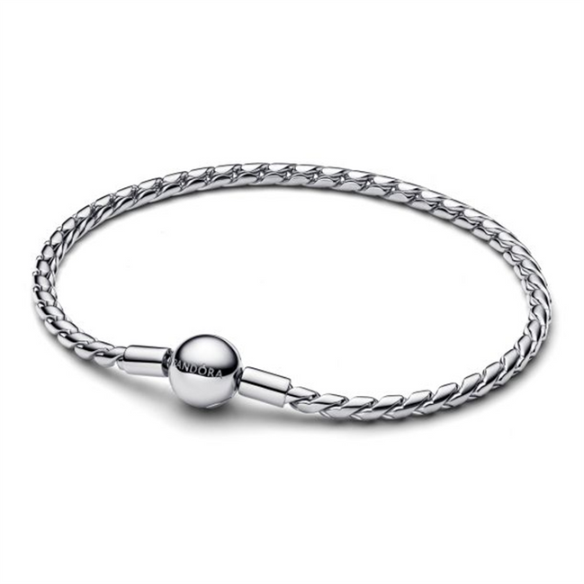 Pandora Round Clasp Wing Chain Bracelet Size 19