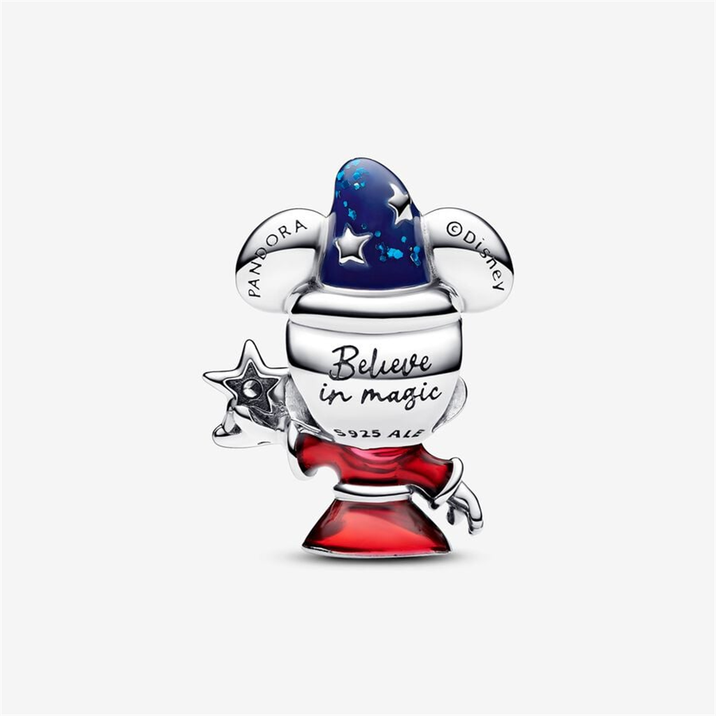Disney Pandora "Believe In Magic" Sorcerer Apprentice Mickey Charm