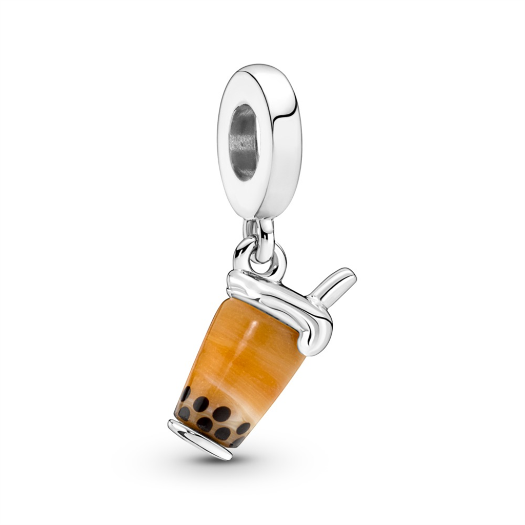 Pandora Moments Murano Glass Bubble Tea Dangle Charm