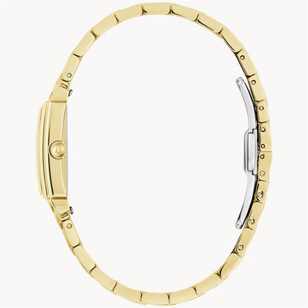 Bulova Sutton Mother-of-Pearl Dial Gold-Tone Stainless Steel Bracelet Watch