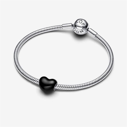 Pandora Moments Black Heart Charm