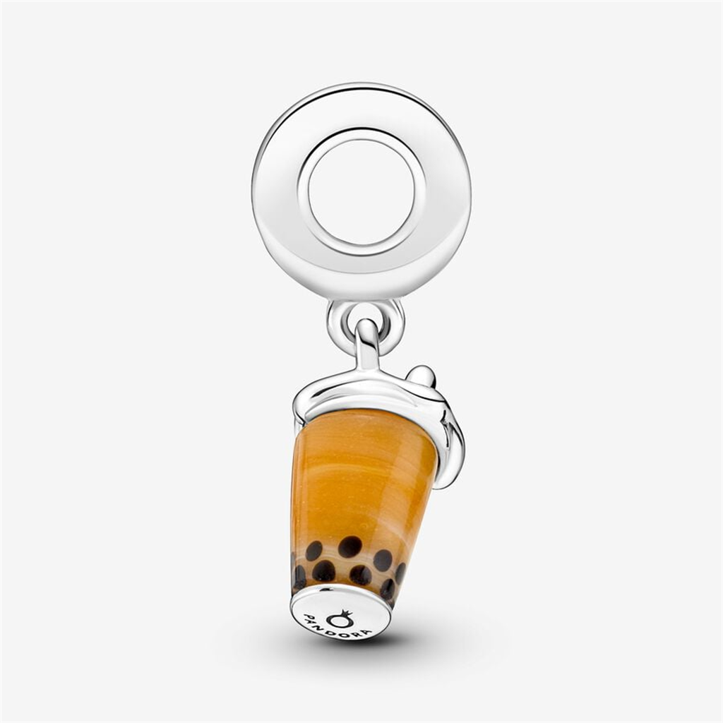 Pandora Moments Murano Glass Bubble Tea Dangle Charm