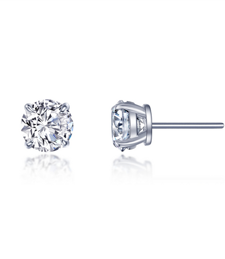 Lafonn 4 CTW Simulated Diamond Round Soliatire Earrings