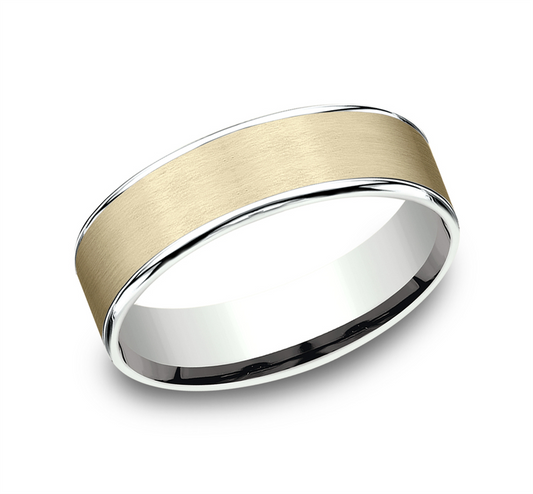 Benchmark "The Rembrandt" Mens Comfort Fit Wedding Band