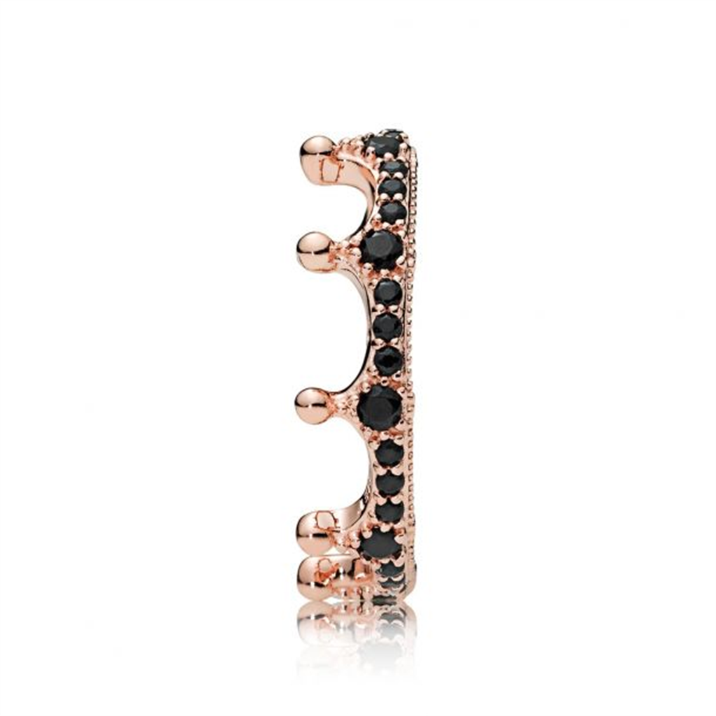 Pandora Moments Rose Enchanted Crown Ring Size 7