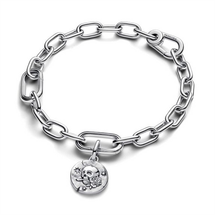 Pandora ME Skull Medallion Charm
