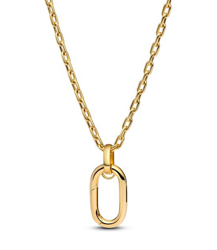 Pandora ME Openable Large Link Gold-Plated Pendant Necklace 70CM