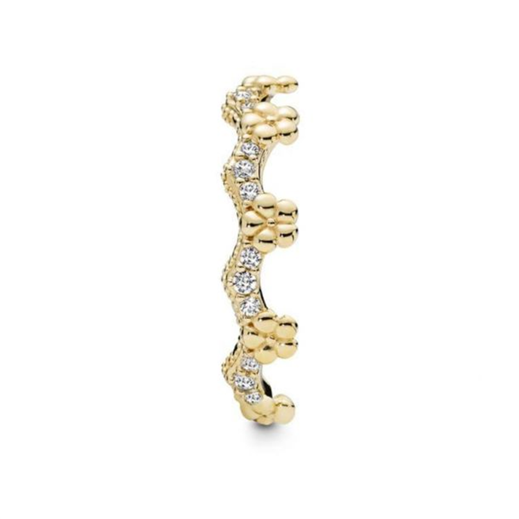 Pandora Shine Flower Crown Ring Size 6