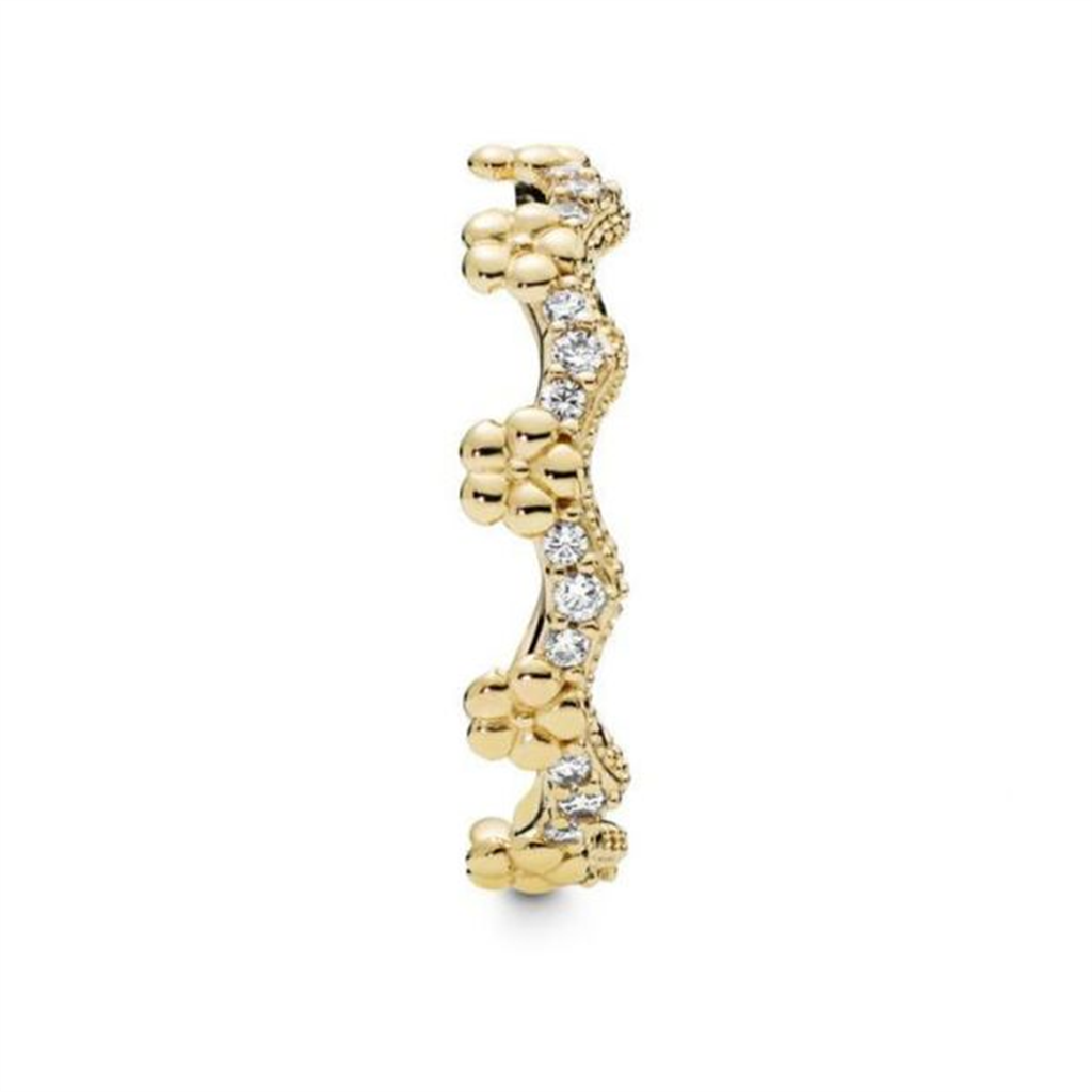 Pandora Shine Flower Crown Ring Size 6