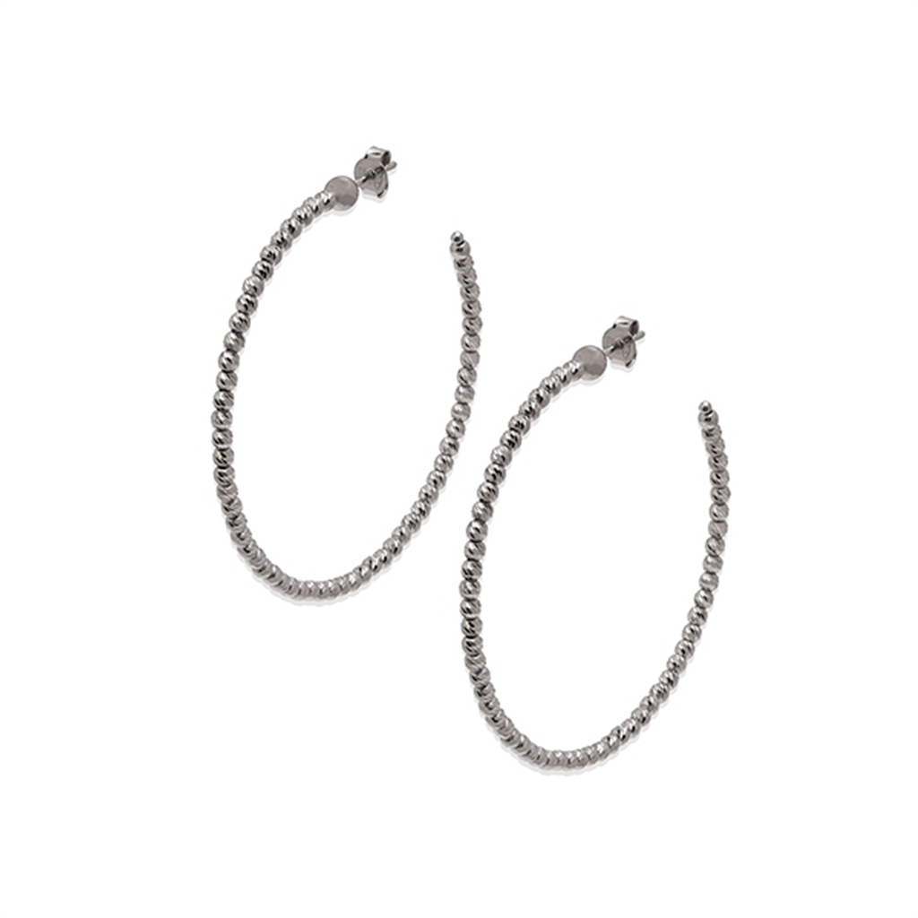 Desmos Slash 45mm Hoop Earrings