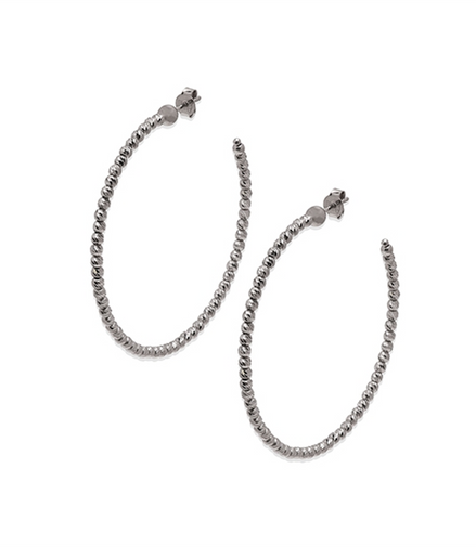 Desmos Slash 45mm Hoop Earrings