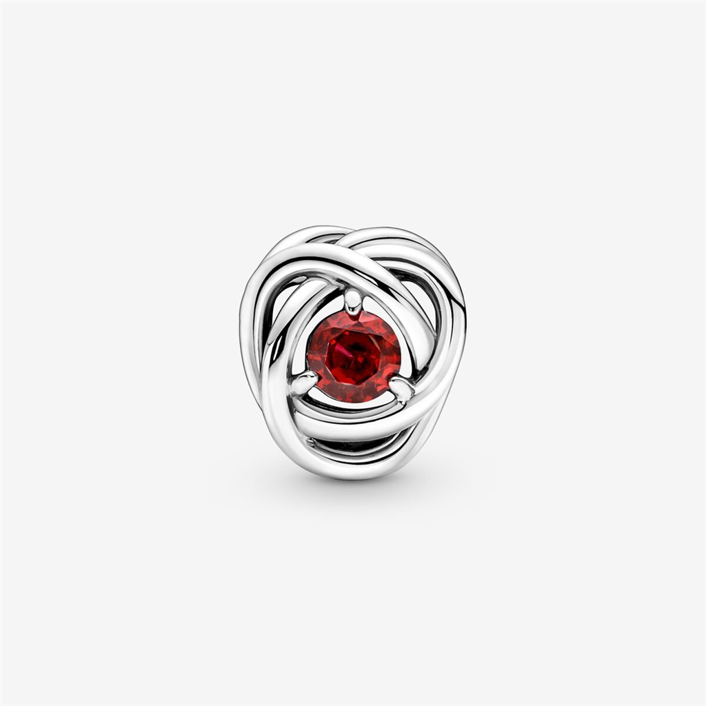 Pandora Moments July True Red Eternity Circle Charm