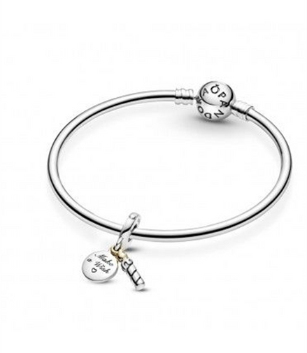 Two-Tone Birthday Candle Dangle Charm