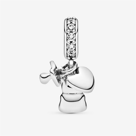 Pandora Moments Teddy Bear Dangle Charm