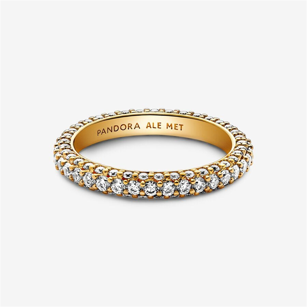 Pandora Timeless Pave' Single-Row Ring Size 5