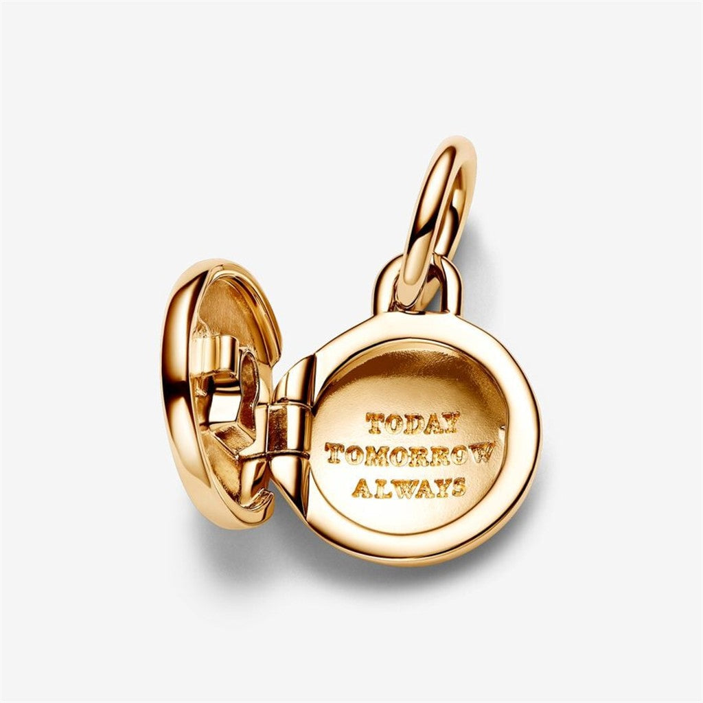 Pandora Moments Openable And Engraveable Love Locket Charm