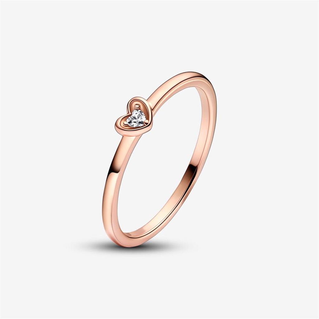 Pandora Moments Radiant Heart Ring Size 7.5