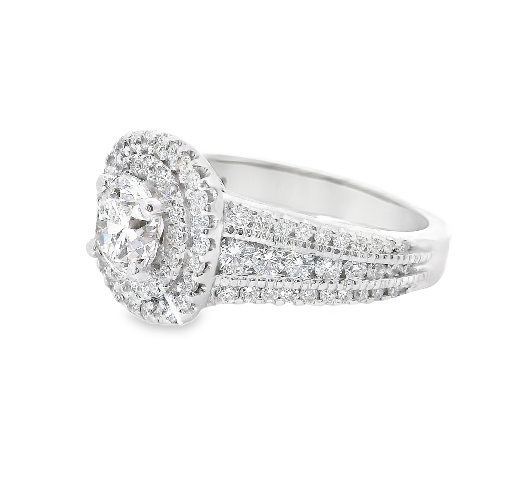 14Kw .85Ct Diamond Remount Double Halo