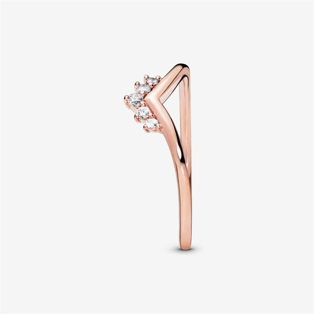 Pandora Timeless Tiara Wishbone Ring Size 4.5