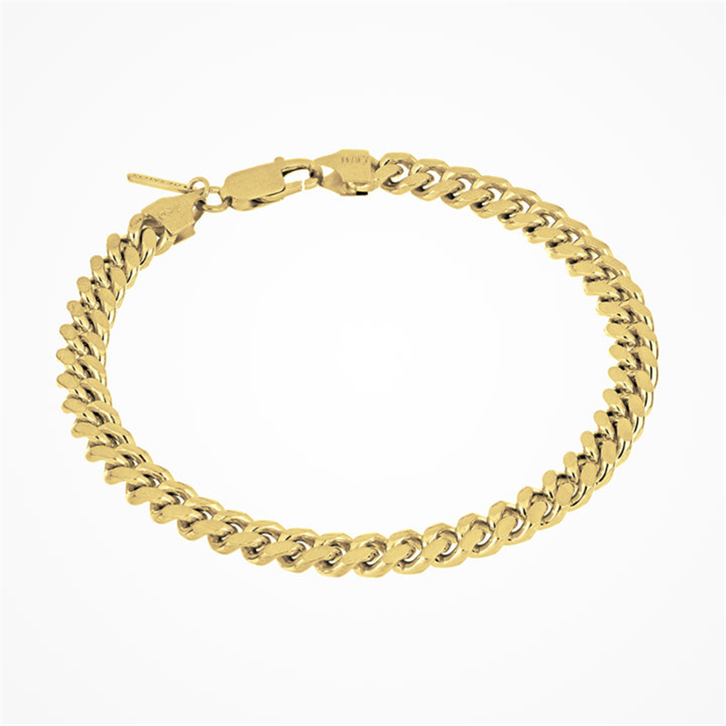 Desmos Men's 18K Gold Plated Bombe Bracelet 8