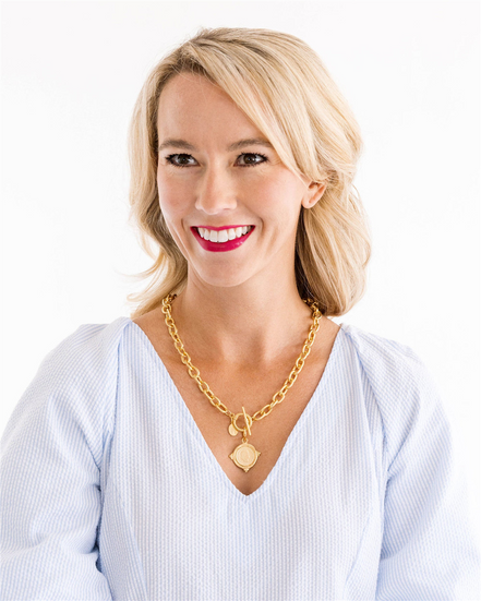 Susan Shaw Coin Toggle Necklace
