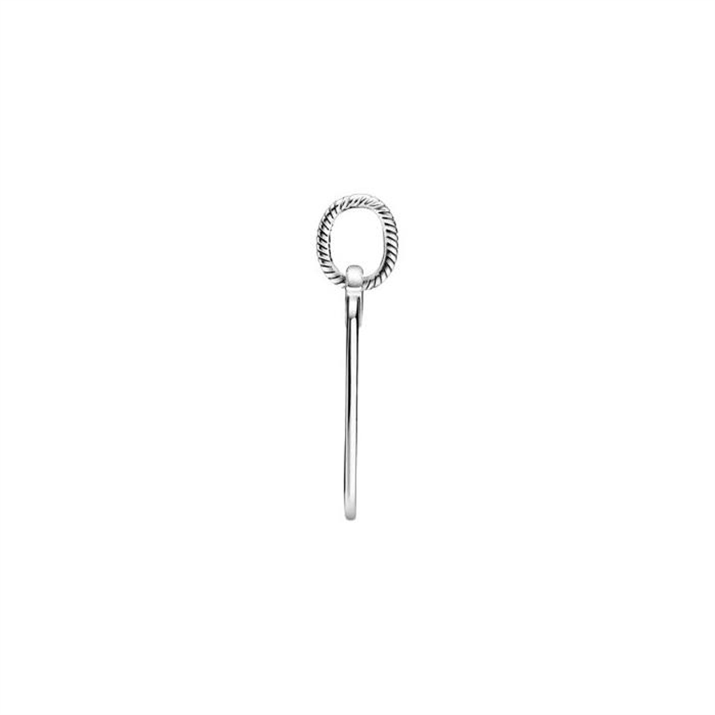 Pandora ME/Moments Silver Engravable Rectangle Tag Pendant
