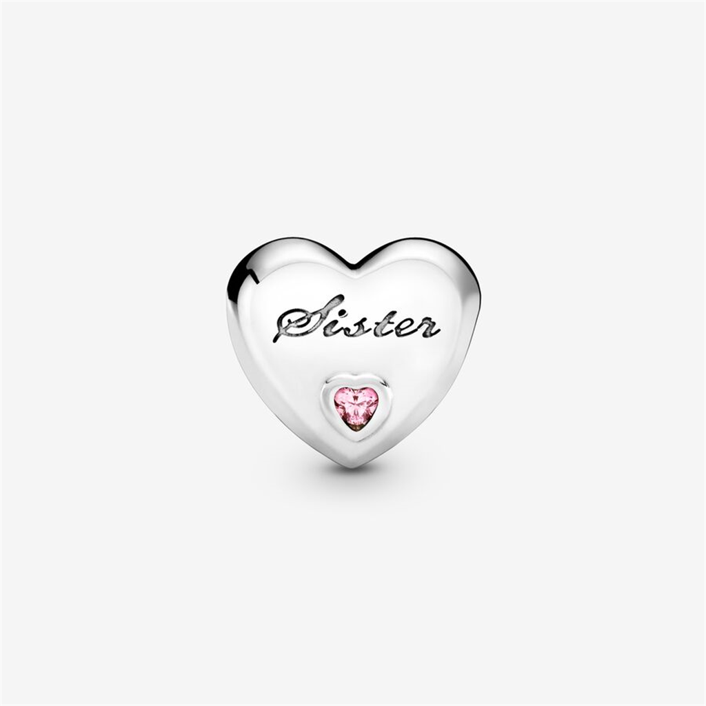 Pandora Moments Sister Heart Charm