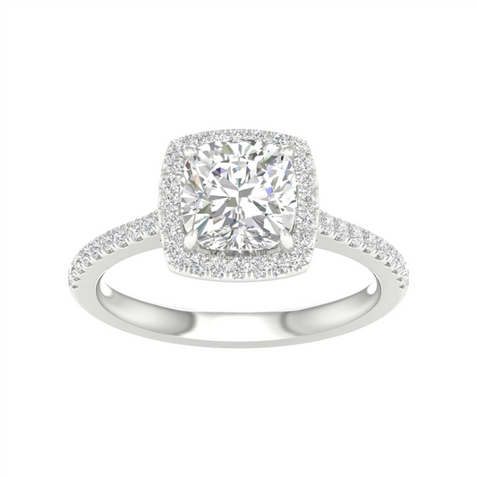 Revelation Lab Grown Halo Diamond Engagement Ring