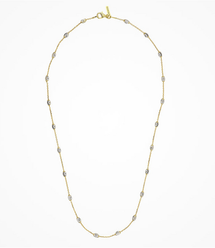 Desmos Two Tone Station Moon Necklace