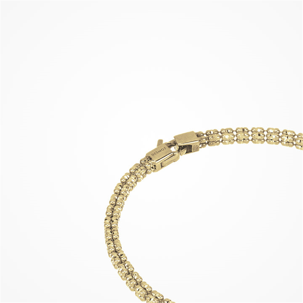 Desmos Gold Plated Inifinty Frames Bracelet