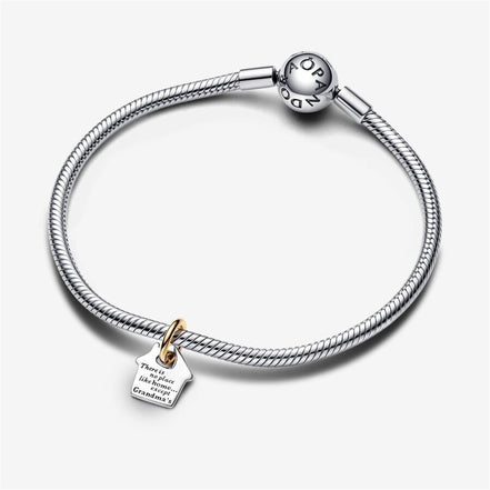 Pandora Moments Two-Tone Grandma's House Dangle Charm