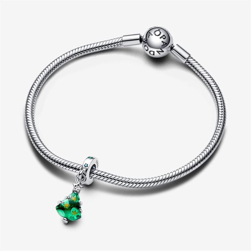 Pandora Moments Sparkling Christmas Tree Dangle Charm