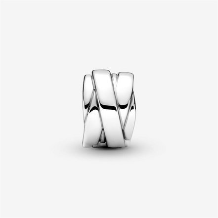 Pandora Moments Polished Ribbons Clip Charm